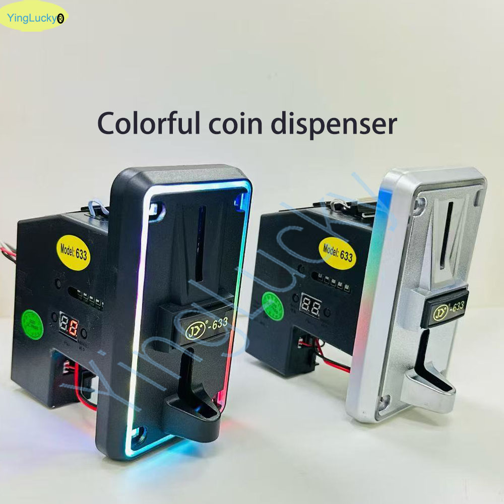 Colorful LED Multi Coin Accept - огляд і ціна Arcade Vending & Laundry